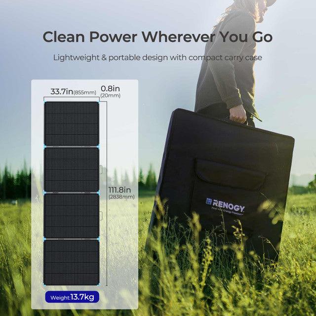 400W Lightweight Portable Solar Suitcase