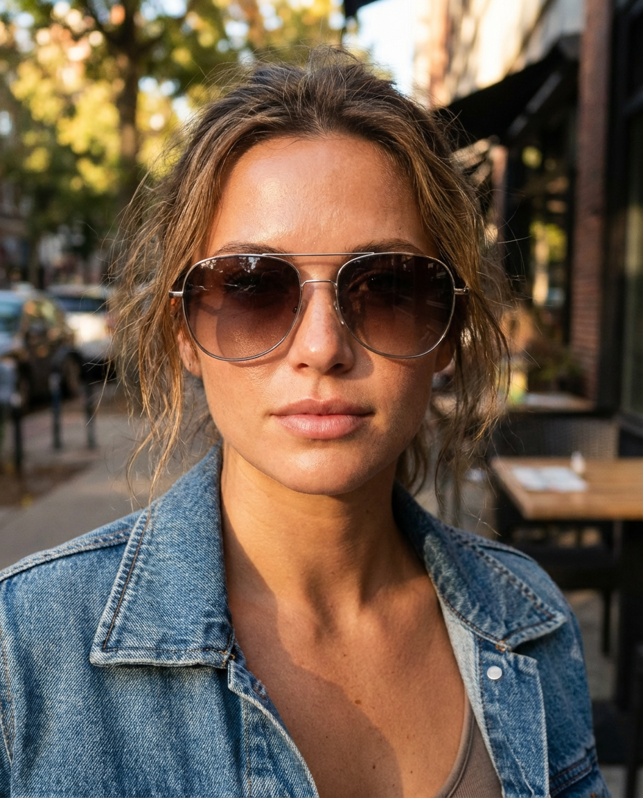 Boléro Jett — Metal Aviator Sunglasses