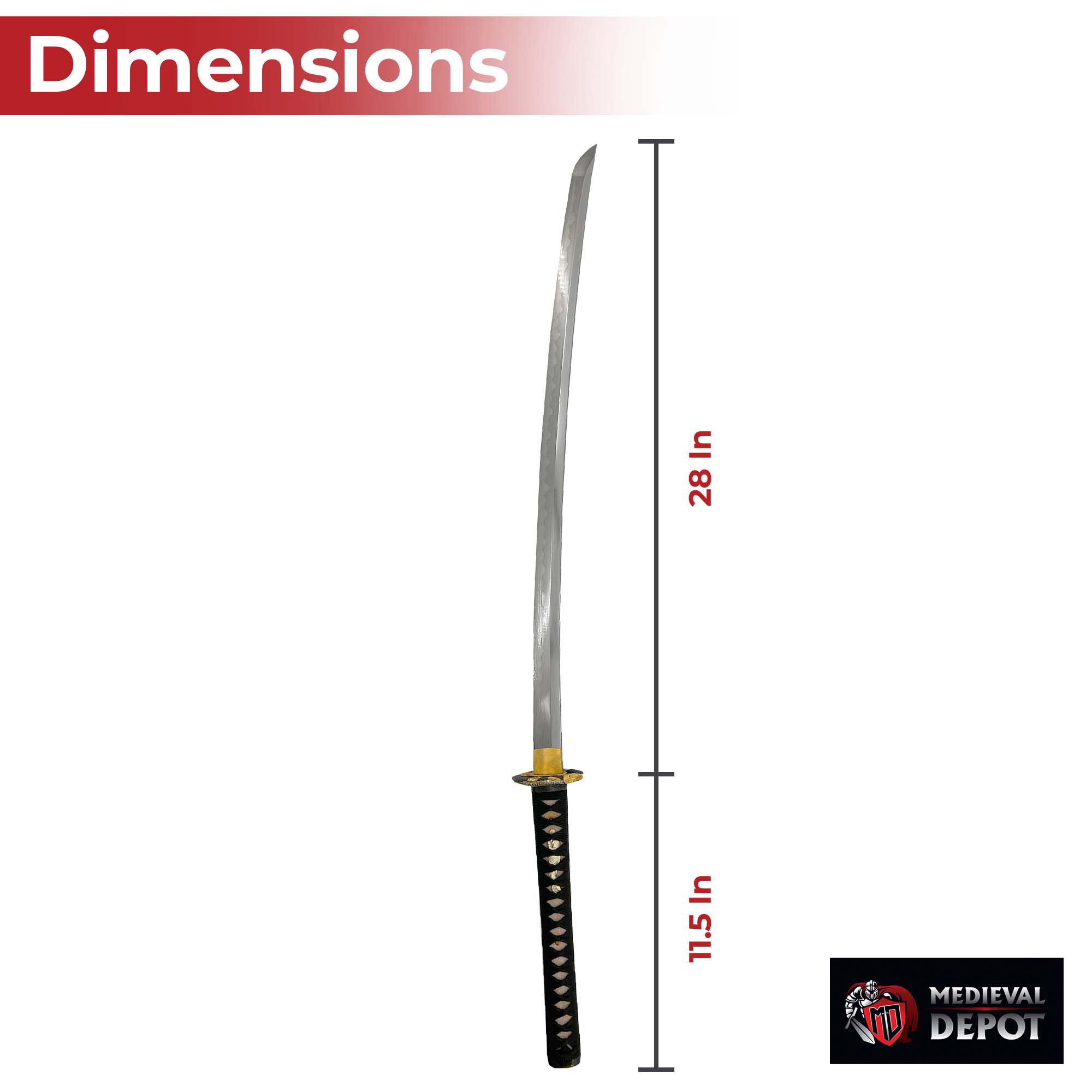 Dance of the Koi 1060 Damascus Steel Handmade Katana