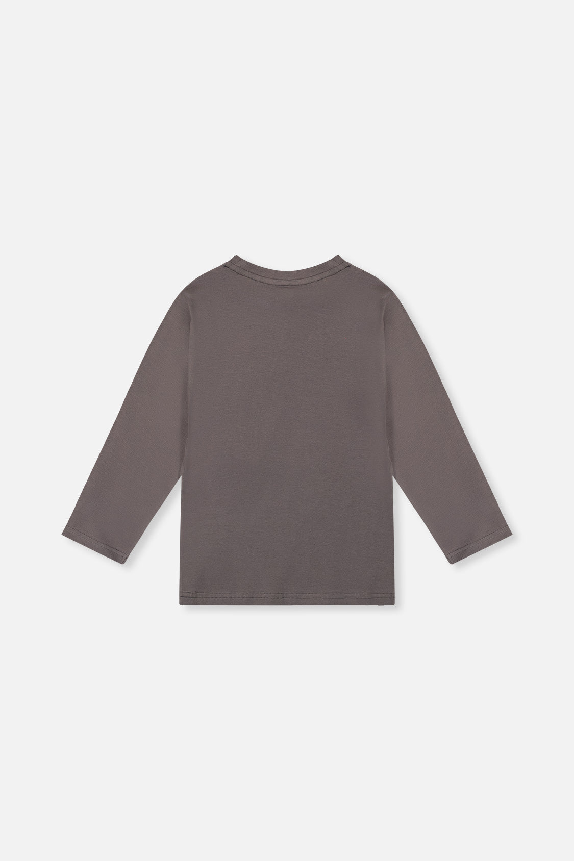 Long Sleeve Organic Cotton T-Shirt Dark Grey