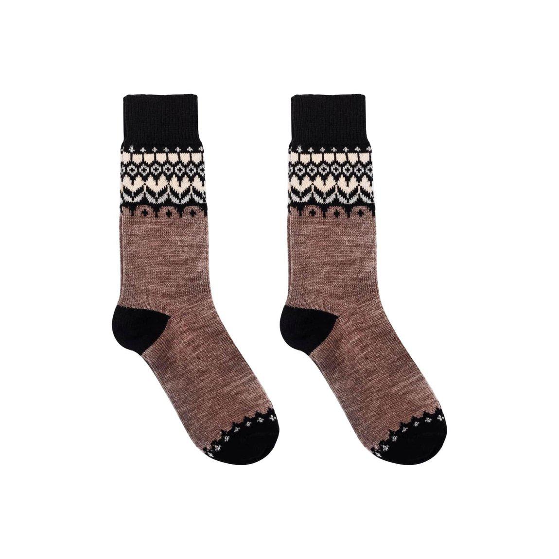 Nordic Socks Merino Wool in PERFORM™ (Jorunn - Cinnamon) - Unisex