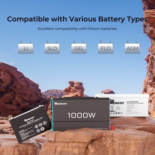 1000W 12V Pure Sine Wave Inverter (New Edition)