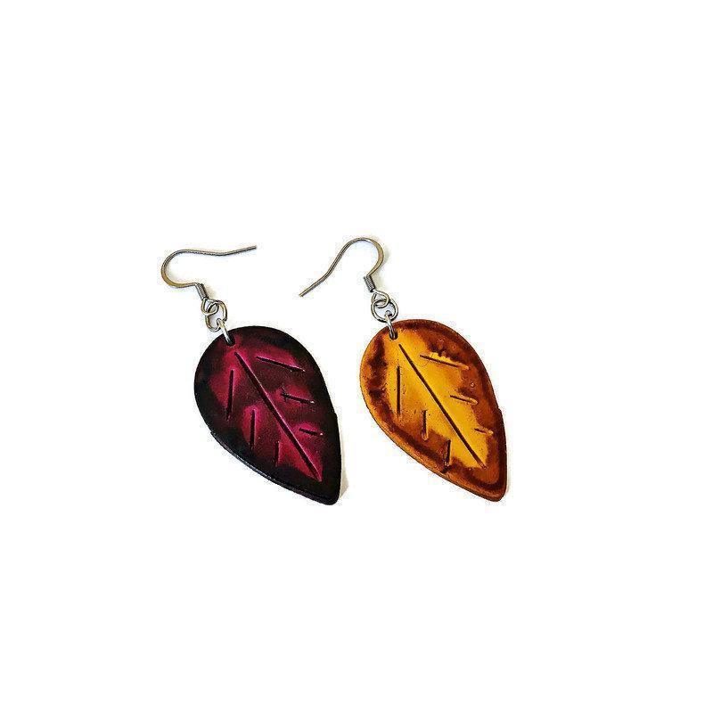 Mix and Match Leaf Earring Set