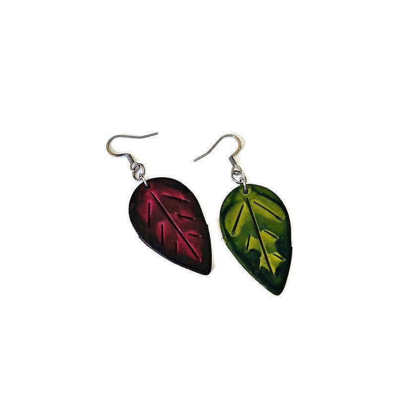 Mix and Match Leaf Earring Set