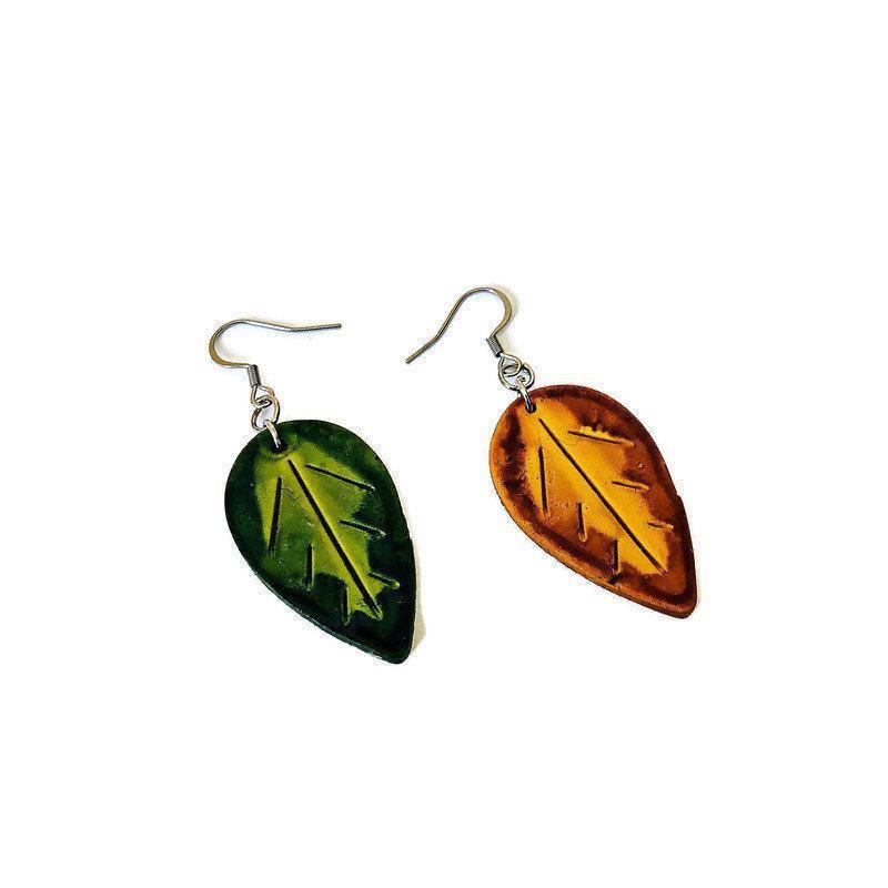 Mix and Match Leaf Earring Set